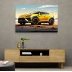 Lamborghini Urus Cartoon Style Wall Art