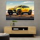 Lamborghini Urus Cartoon Style Wall Art