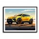 Lamborghini Urus Cartoon Style Wall Art