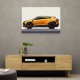 Lamborghini Urus Yellow Sketch Wall Art