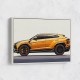 Lamborghini Urus Yellow Sketch Wall Art