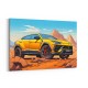 Lamborghini Urus Cartoon Style 2 Wall Art