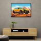 Lamborghini Urus Cartoon Style 2 Wall Art