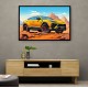 Lamborghini Urus Cartoon Style 2 Wall Art