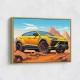 Lamborghini Urus Cartoon Style 2 Wall Art