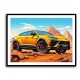Lamborghini Urus Cartoon Style 2 Wall Art Lamborghini Urus Cartoon Style 2 Wall Art