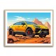 Lamborghini Urus Cartoon Style 2 Wall Art Lamborghini Urus Cartoon Style 2 Wall Art