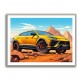 Lamborghini Urus Cartoon Style 2 Wall Art Lamborghini Urus Cartoon Style 2 Wall Art