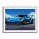 Porsche 911 GT3 RS Cartoon Style Wall Art