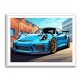 Porsche 911 GT3 RS Cartoon Style 3 Wall Art