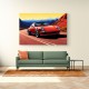 Red Porsche 911 Cartoon Style Red Porsche 911 Cartoon Style