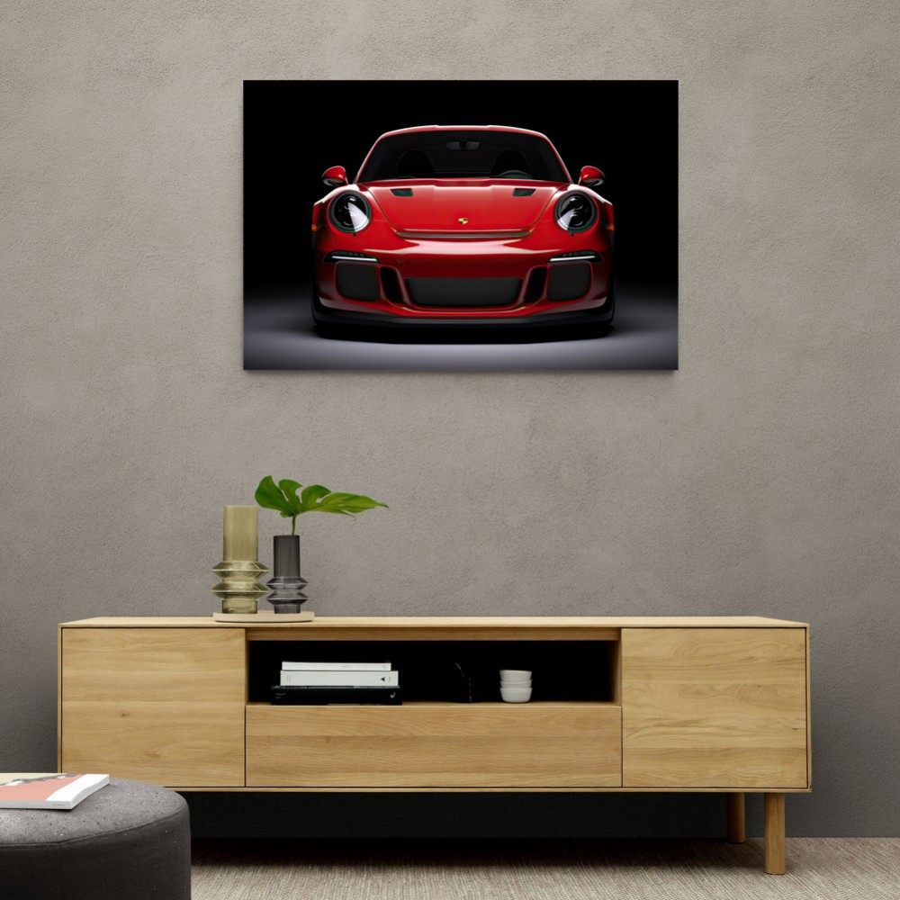 Red Porsche 911 GT3 Wall Art