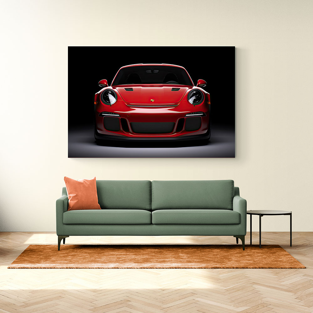 Red Porsche 911 GT3 Wall Art