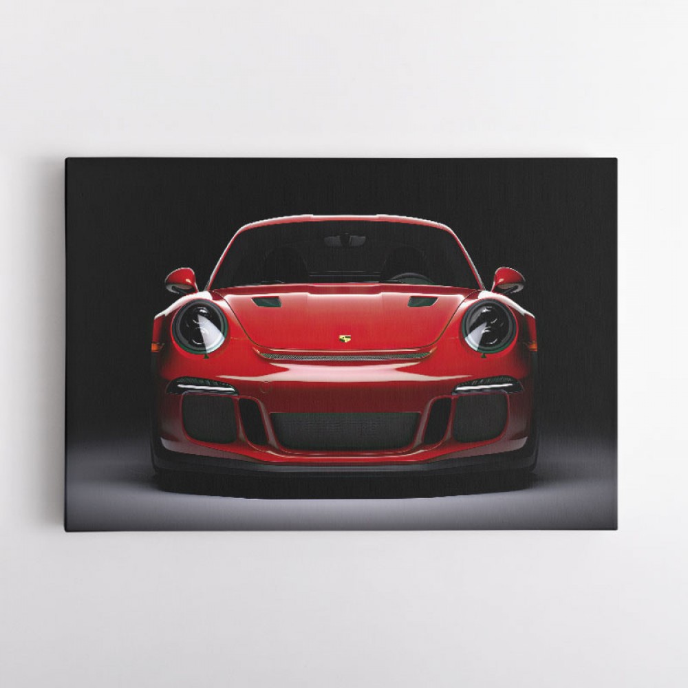 Red Porsche 911 GT3 Wall Art