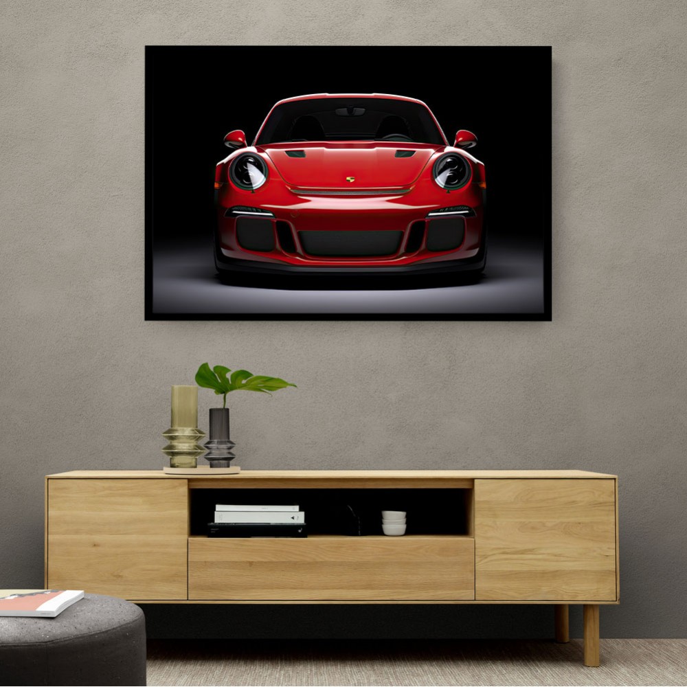 Red Porsche 911 GT3 Wall Art