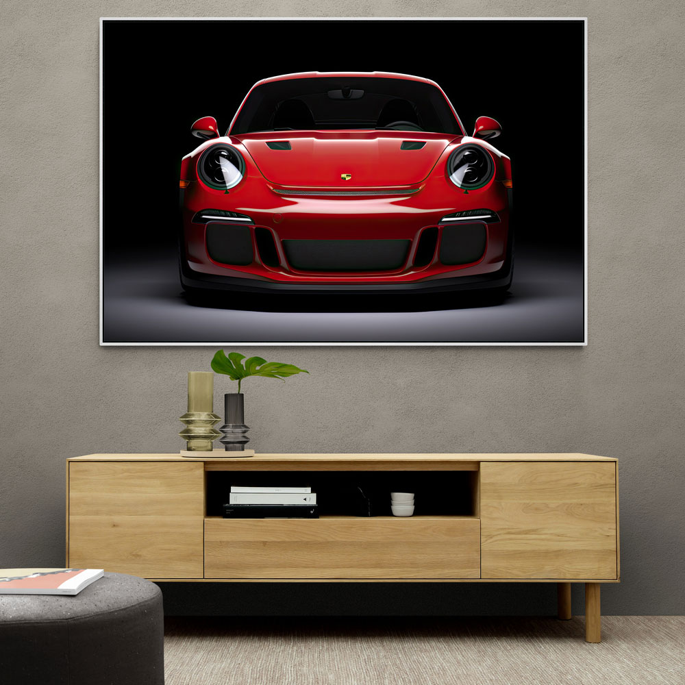 Red Porsche 911 GT3 Wall Art