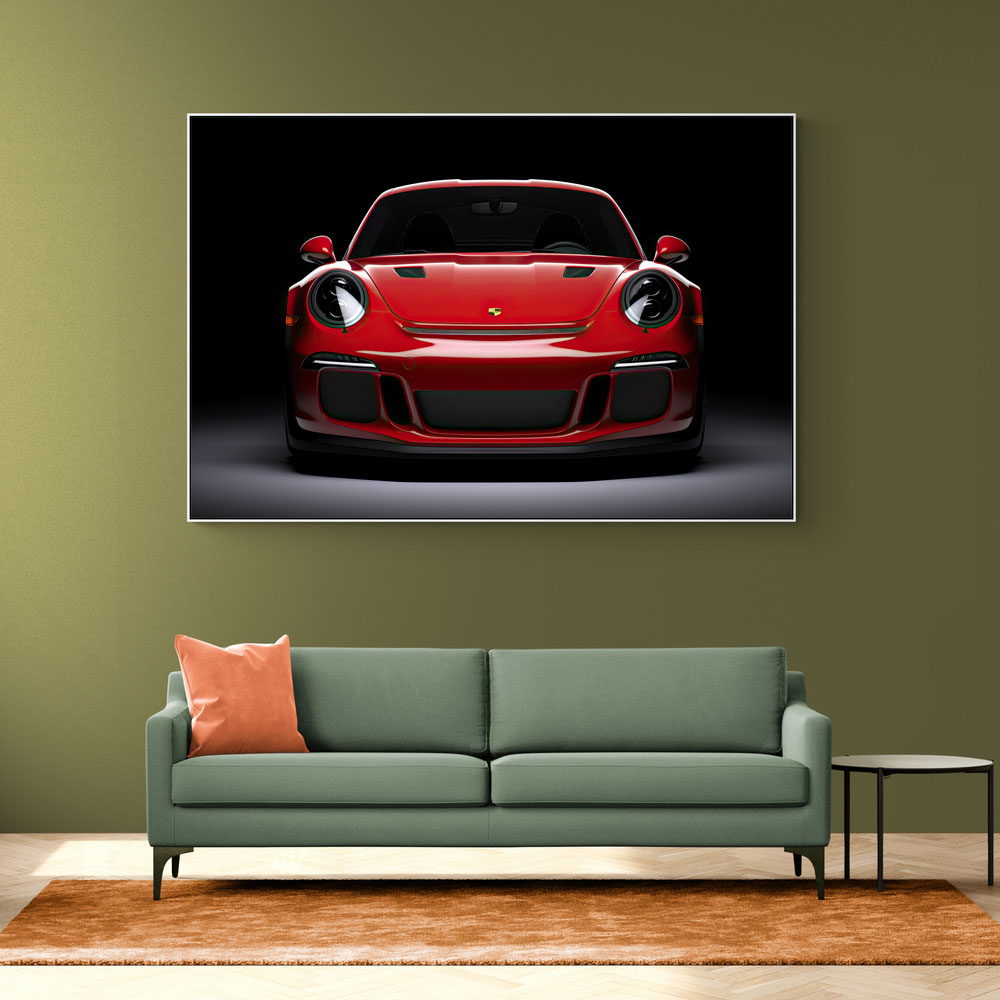 Red Porsche 911 GT3 Wall Art