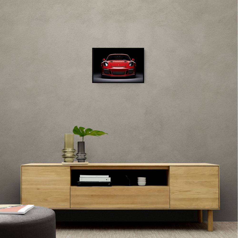 Red Porsche 911 GT3 Wall Art