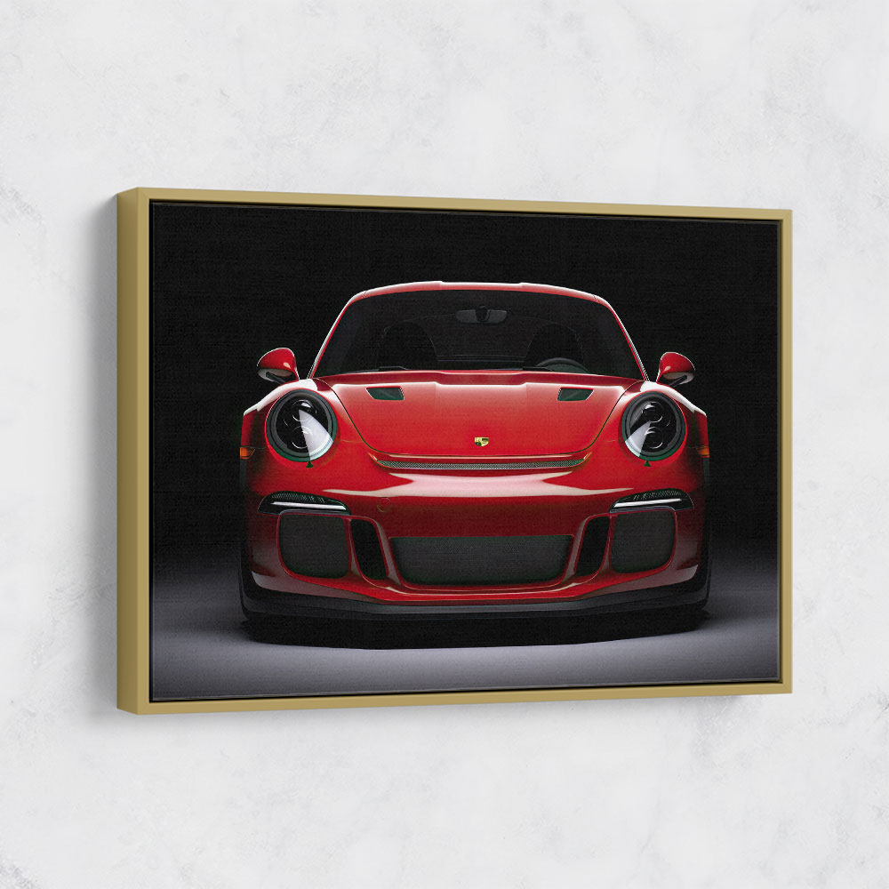 Red Porsche 911 GT3 Wall Art