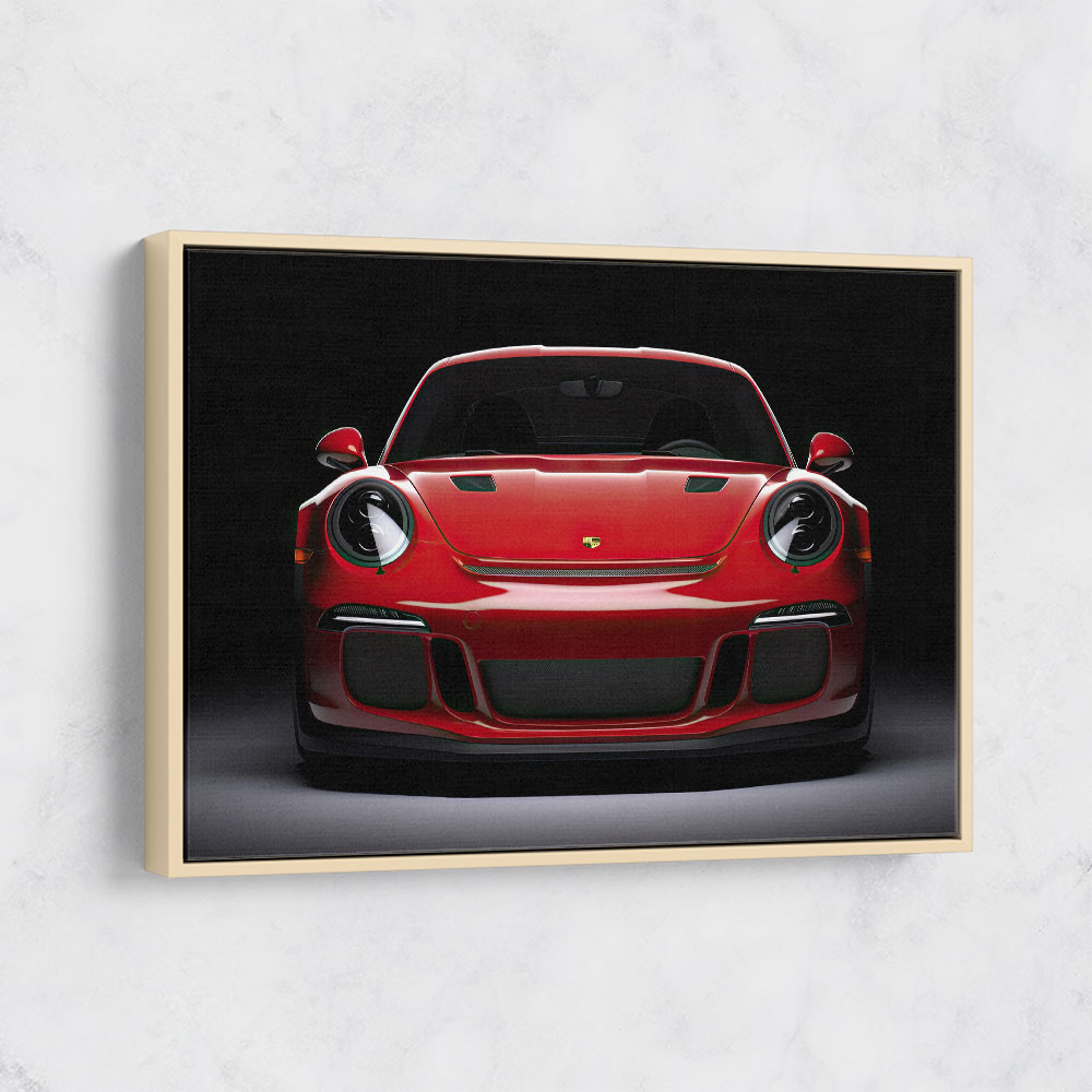 Red Porsche 911 GT3 Wall Art