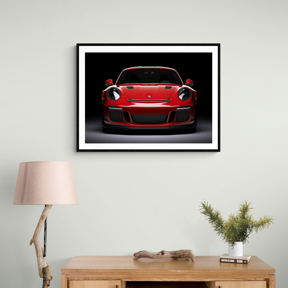 Red Porsche 911 GT3 Wall Art