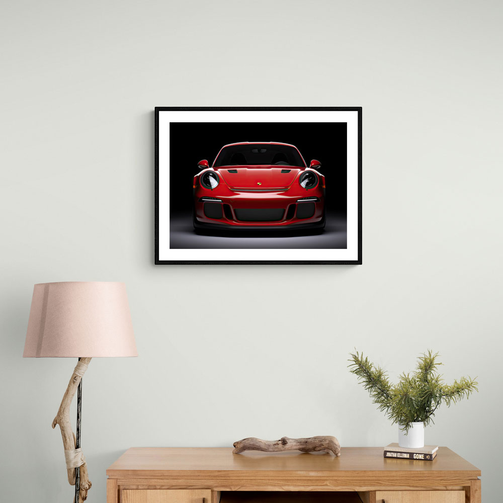 Red Porsche 911 GT3 Wall Art