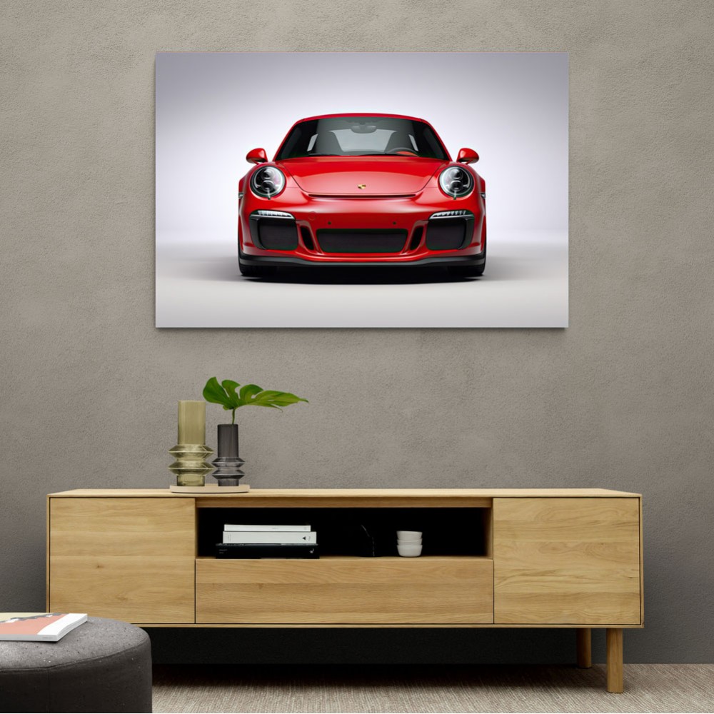 Red Porsche 911 GT3 Wall Art