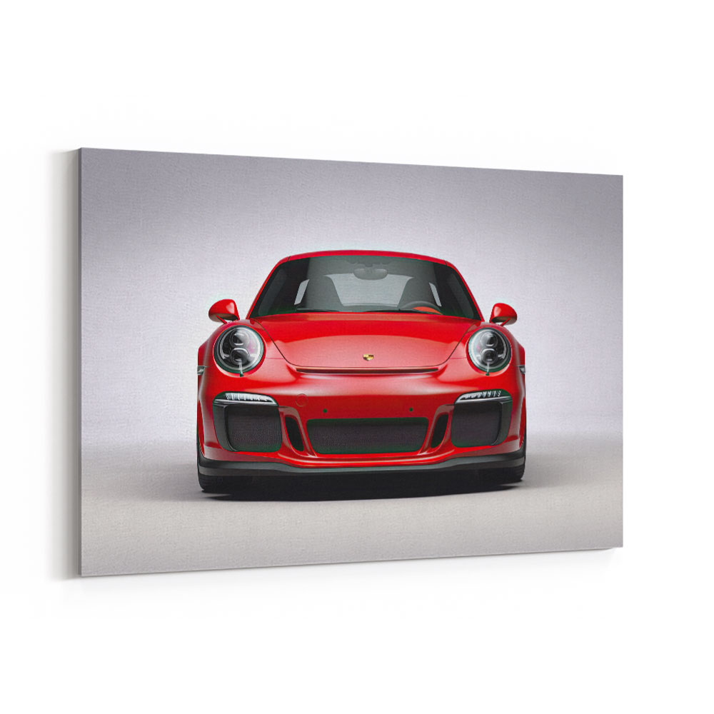 Red Porsche 911 GT3 Wall Art