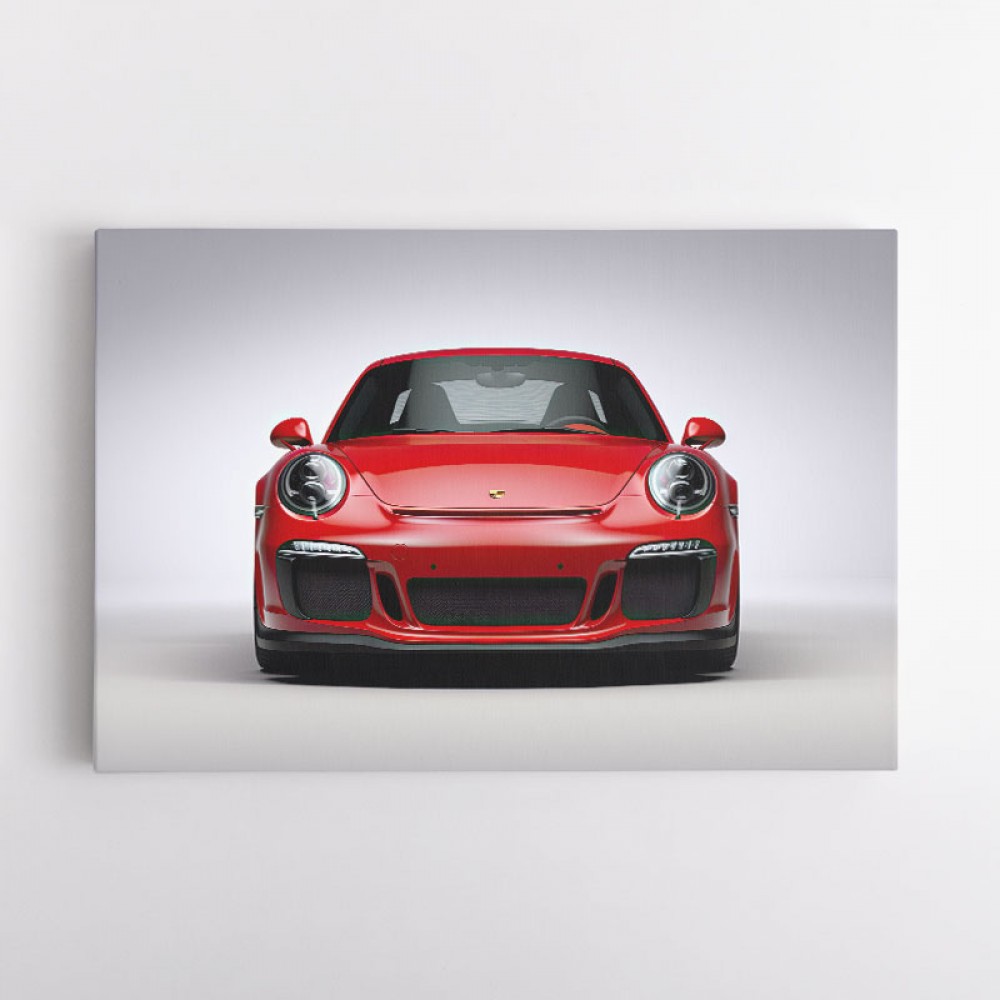 Red Porsche 911 GT3 Wall Art