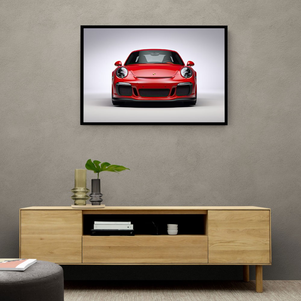 Red Porsche 911 GT3 Wall Art