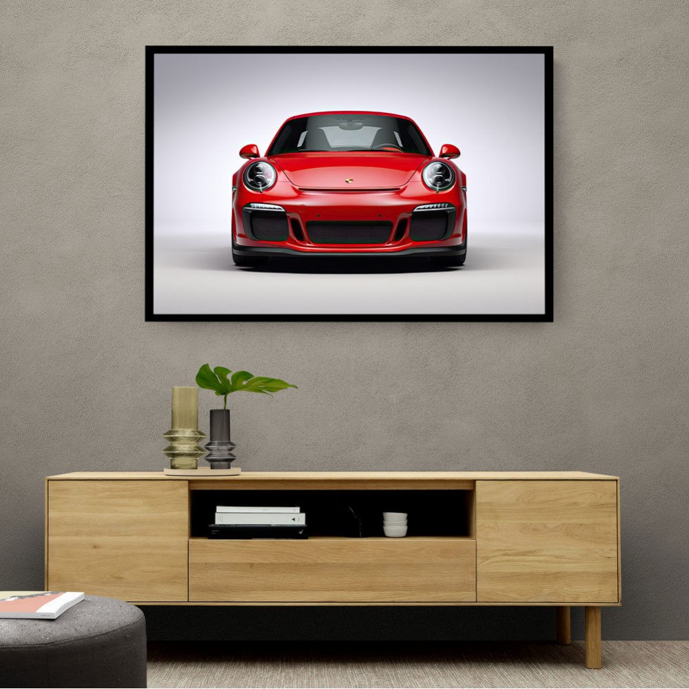 Red Porsche 911 GT3 Wall Art