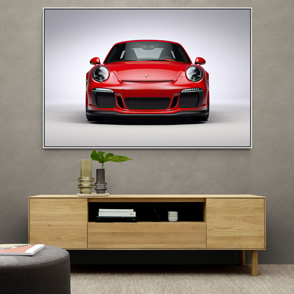 Red Porsche 911 GT3 Wall Art