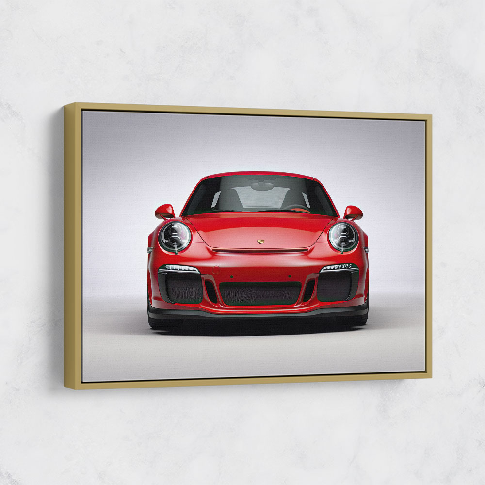 Red Porsche 911 GT3 Wall Art