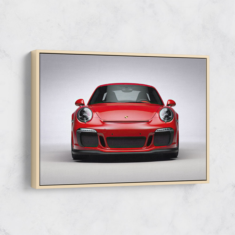 Red Porsche 911 GT3 Wall Art