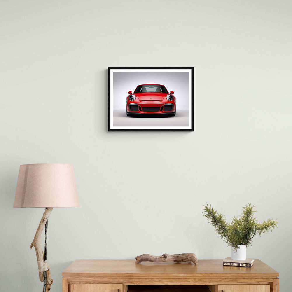 Red Porsche 911 GT3 Wall Art