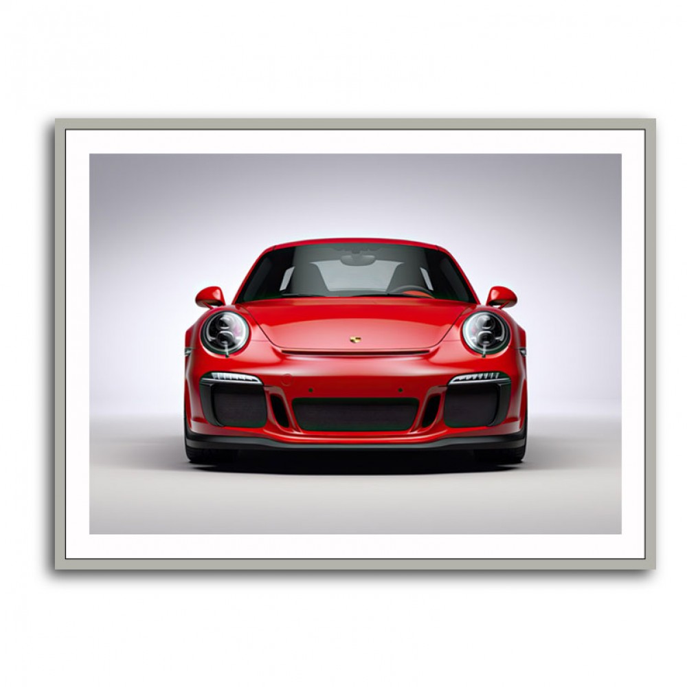 Red Porsche 911 GT3 Wall Art Red Porsche 911 GT3 Wall Art