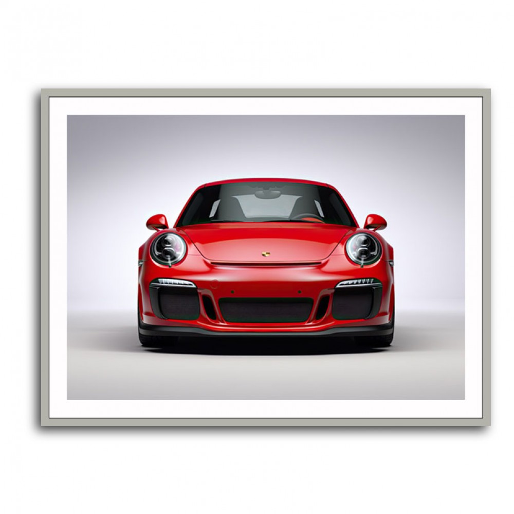 Red Porsche 911 GT3 Wall Art