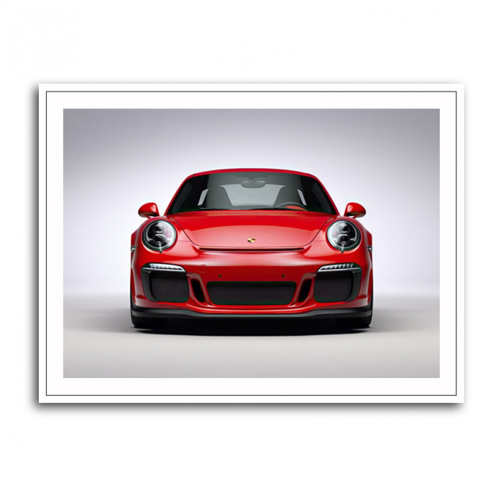 Red Porsche 911 GT3 Wall Art