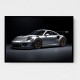 Porsche 911 GT2 Silver Wall Art