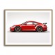 Porsche 911 GT3 Wall Art