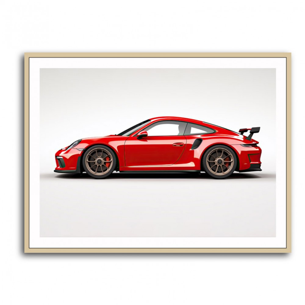 Porsche 911 GT3 Wall Art