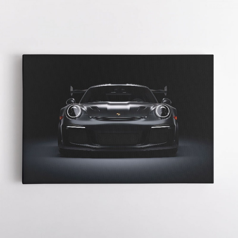 Porsche 911 GT3 RS Black Wall Art