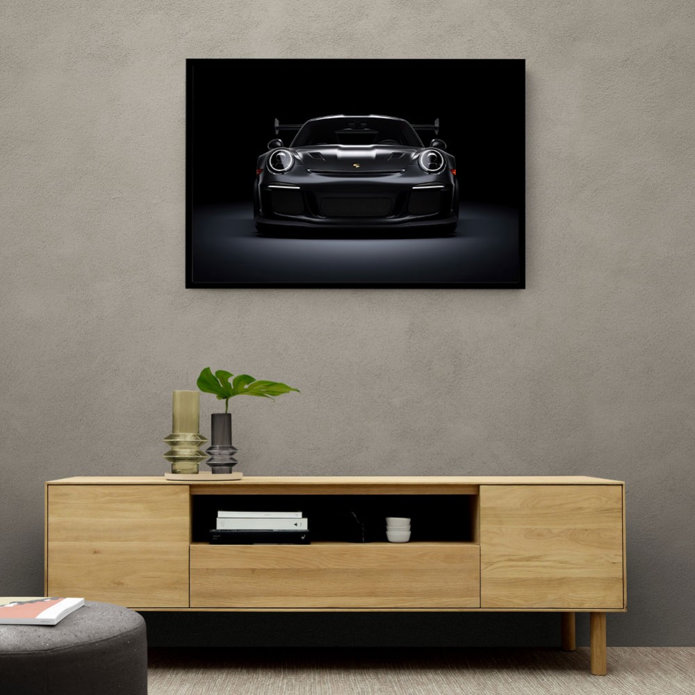 Porsche 911 GT3 RS Black Wall Art Porsche 911 GT3 RS Black Wall Art