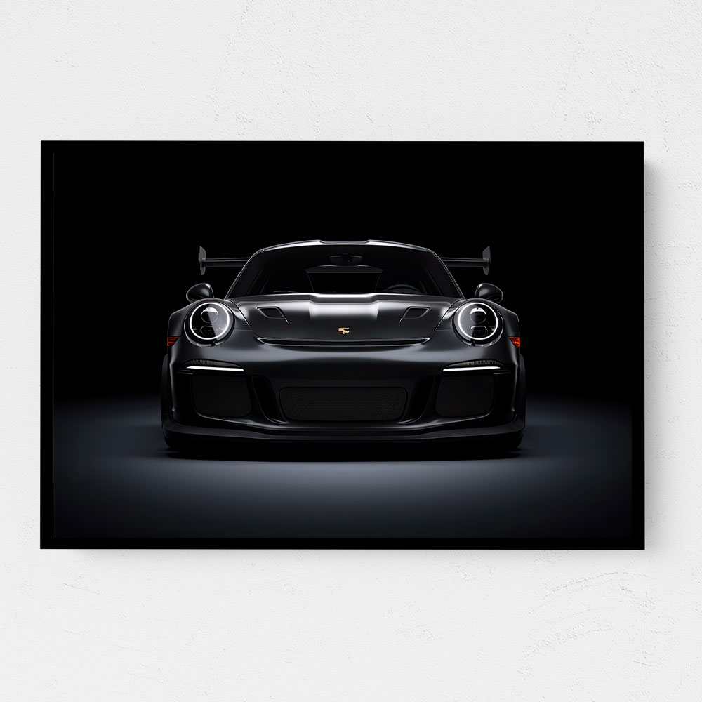 Porsche 911 GT3 RS Black Wall Art Porsche 911 GT3 RS Black Wall Art