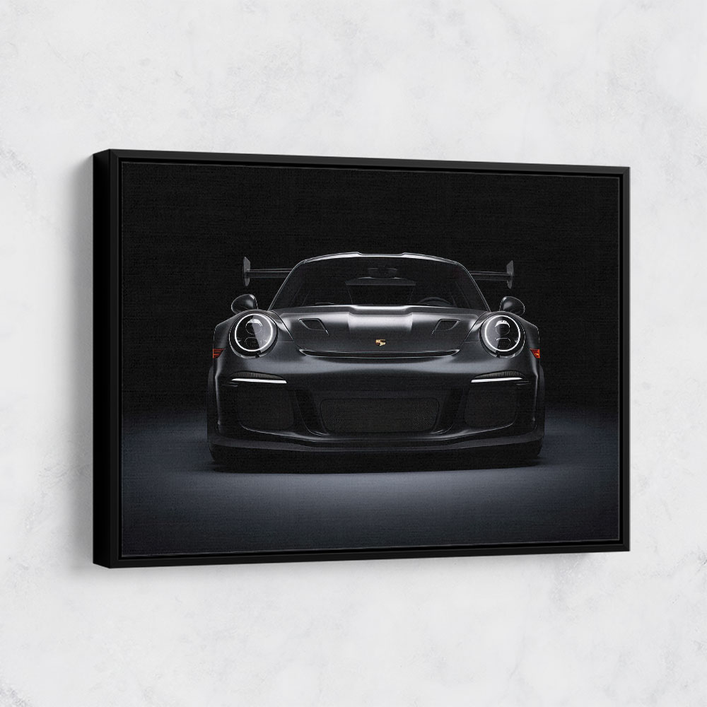 Porsche 911 GT3 RS Black Wall Art