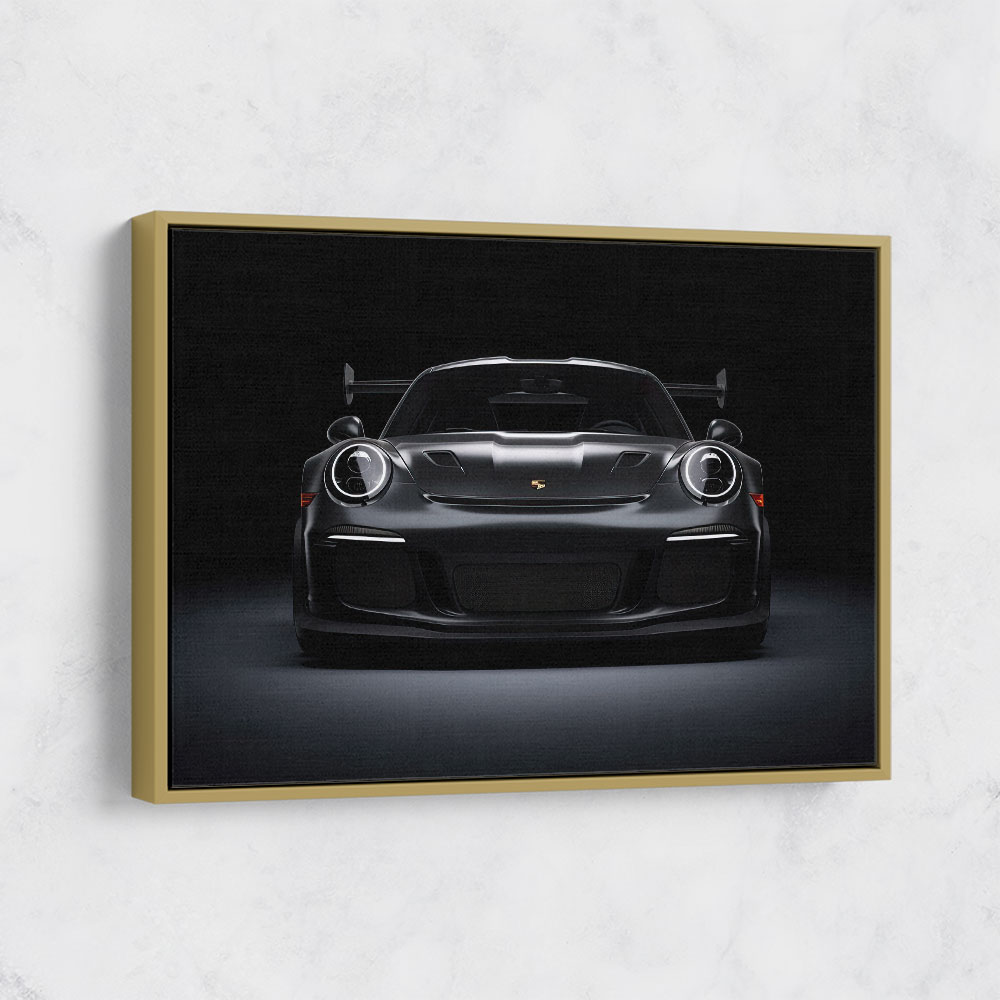 Porsche 911 GT3 RS Black Wall Art