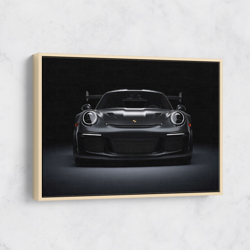 Porsche 911 GT3 RS Black Wall Art