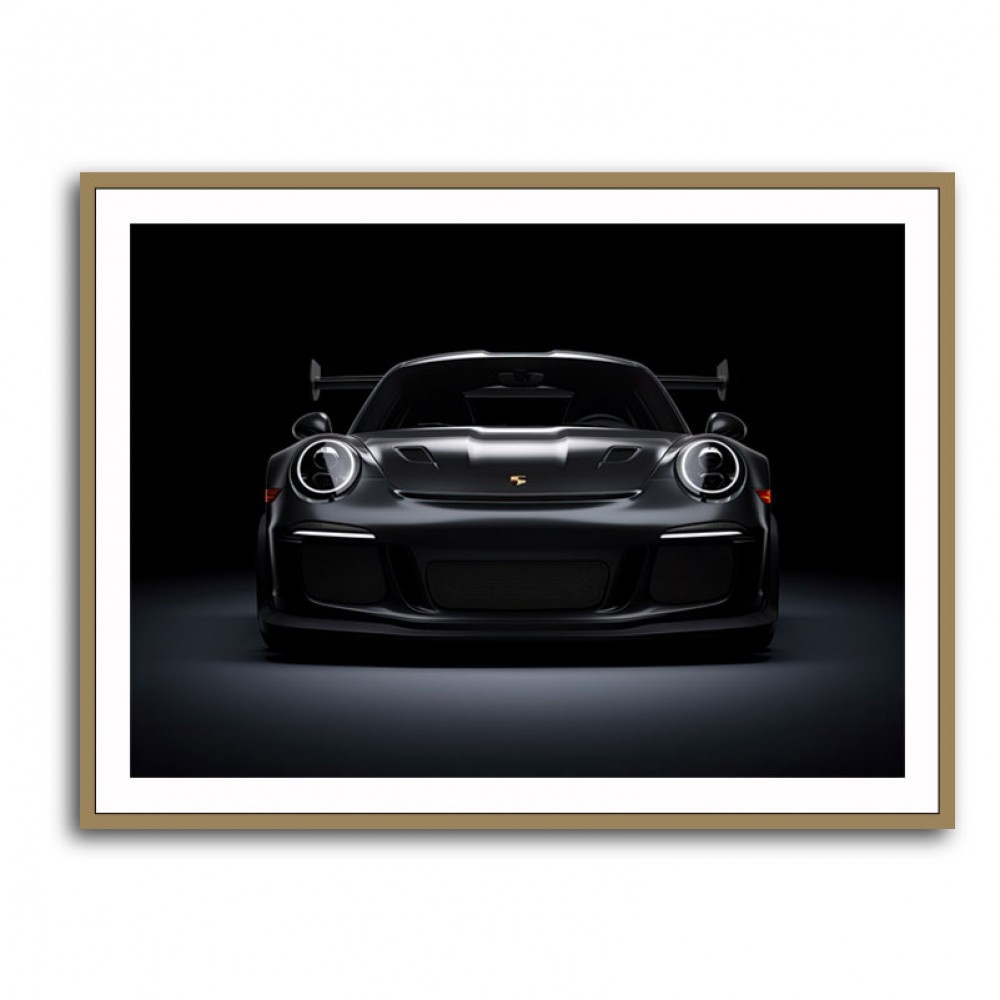 Porsche 911 GT3 RS Black Wall Art Porsche 911 GT3 RS Black Wall Art