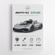AMG One Silver Hypercar Stats Art Print  