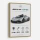 AMG One Silver Hypercar Stats Art Print  